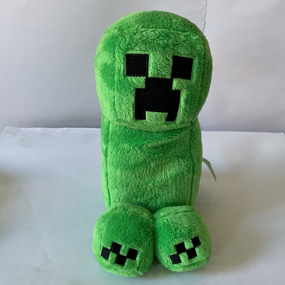JINX Minecraft Creeper Plush Stuffed Toy, Green, 10.5" Tall